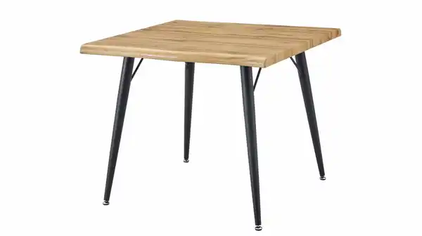 Bild 1 von Esstisch Baumkantentisch Optik 90 x 90 cm Wildeiche - TAILIN