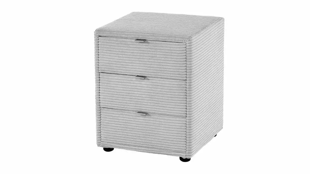 Bild 1 von Nachttisch grau - 44 x 45 cm Nachtkommode - LORE
