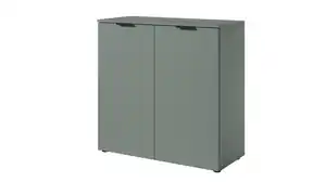 Kommode grün 90 x 40 cm - 2-türig - LINZ