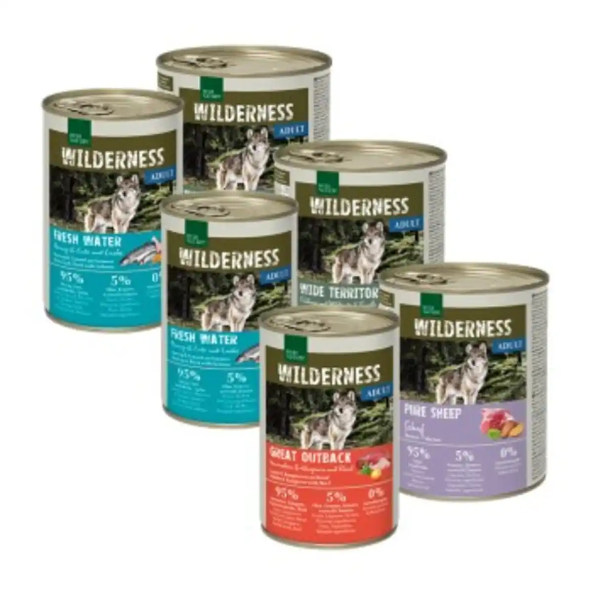 Bild 1 von REAL NATURE Wilderness Adult 6x800 g Mixpaket 2