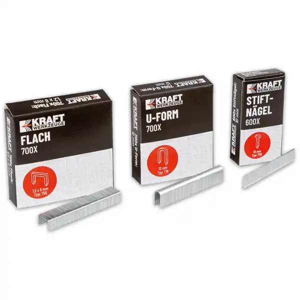 Bild 3 von Kraft Werkzeuge Handtacker-Set