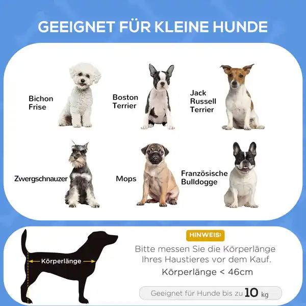 Bild 4 von Erhöhtes Hundebett, Outdoor Haustierbett Hundeliege für kleine Hunde Grau