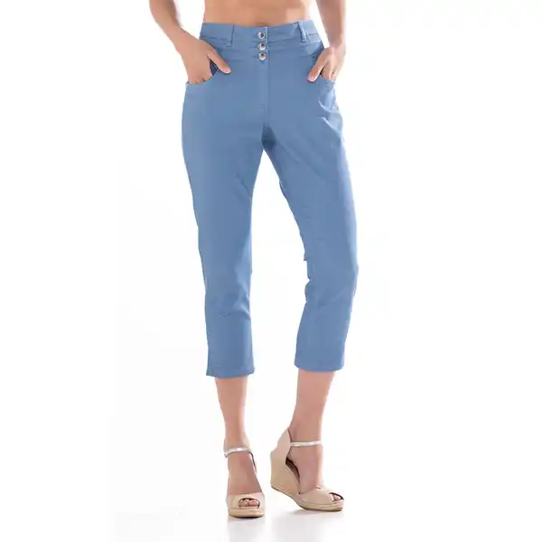 Bild 1 von Stretch-Capri-Hose für Damen