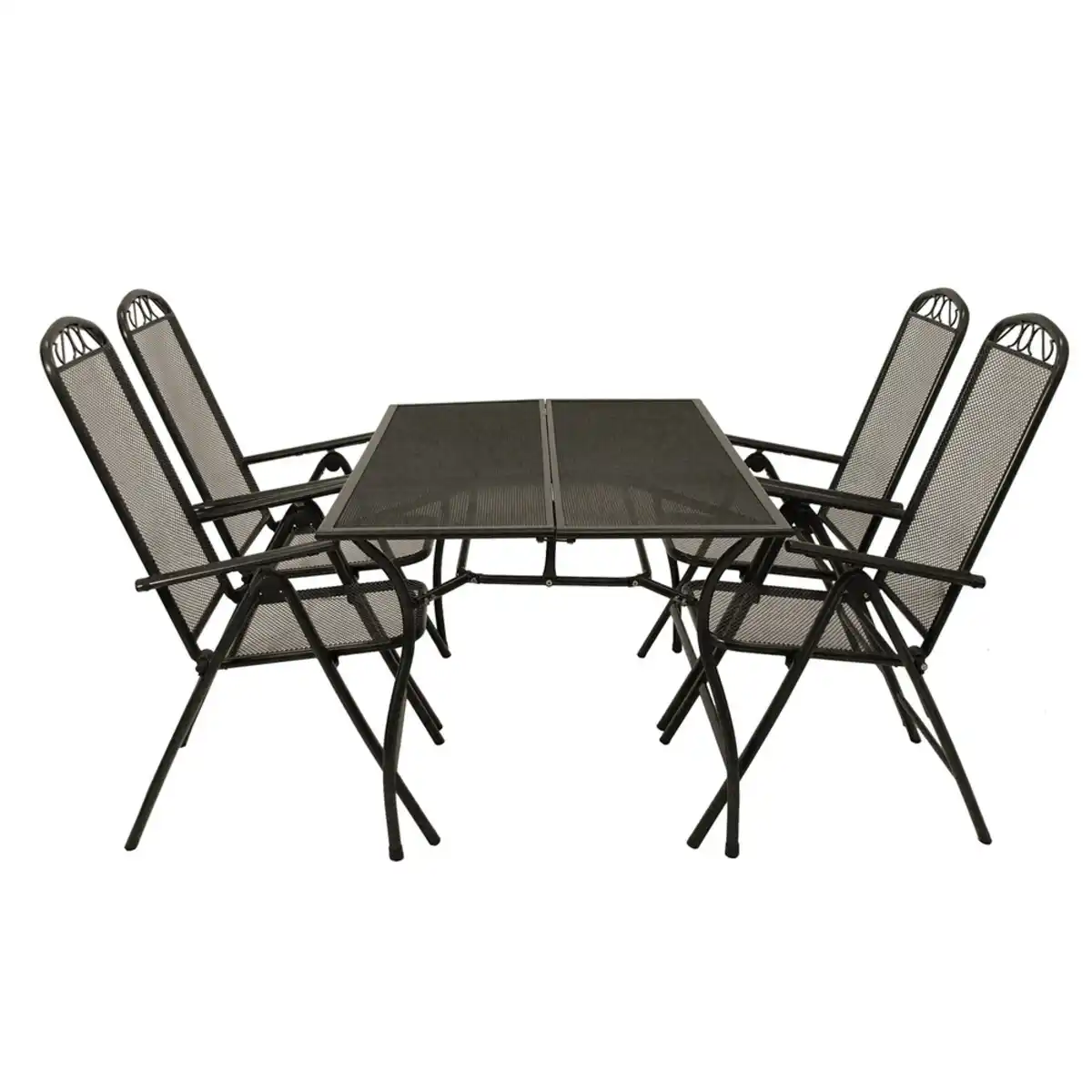 Bild 1 von Gartensitzgruppe 5-teilig Streckmetall Anthrazit