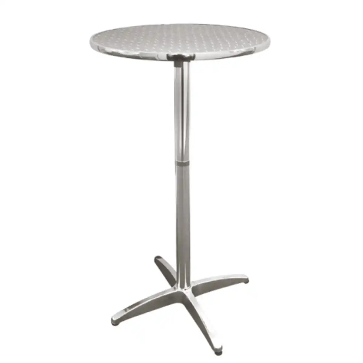 Bild 1 von Alu-Stehtisch Bistro-Stehtisch aus Aluminium mit klappbarer Tischplatte.