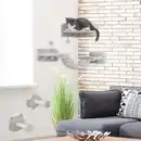 Bild 2 von PawHut Katzen Kletterwand Set, 4-tlg. Katzenmöbel Sisal, für Katzen bis 5 kg