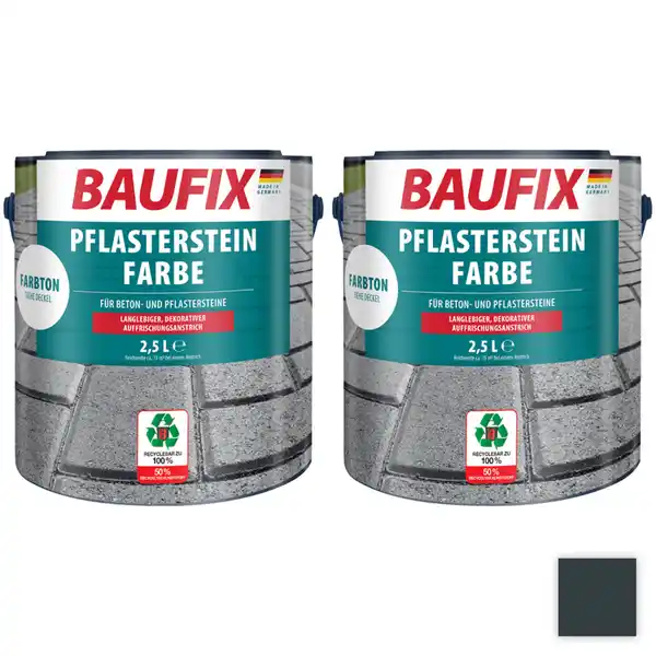 Bild 1 von Pflasterstein-Farbe, Anthrazit - 2er-Set