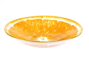 Glasschale Melonen- oder Orangendesign