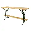 Bild 1 von Stehtisch 220 cm klappbar Massivholz lackiert