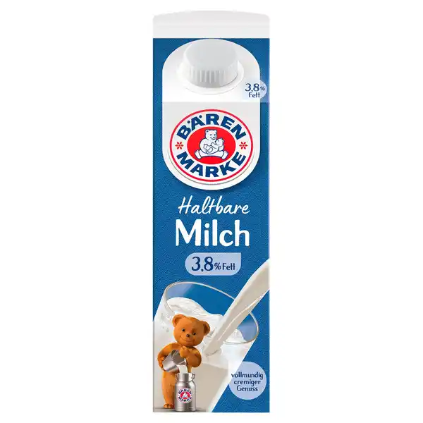 Bild 1 von BÄRENMARKE H-Milch 3,8 % 1 l