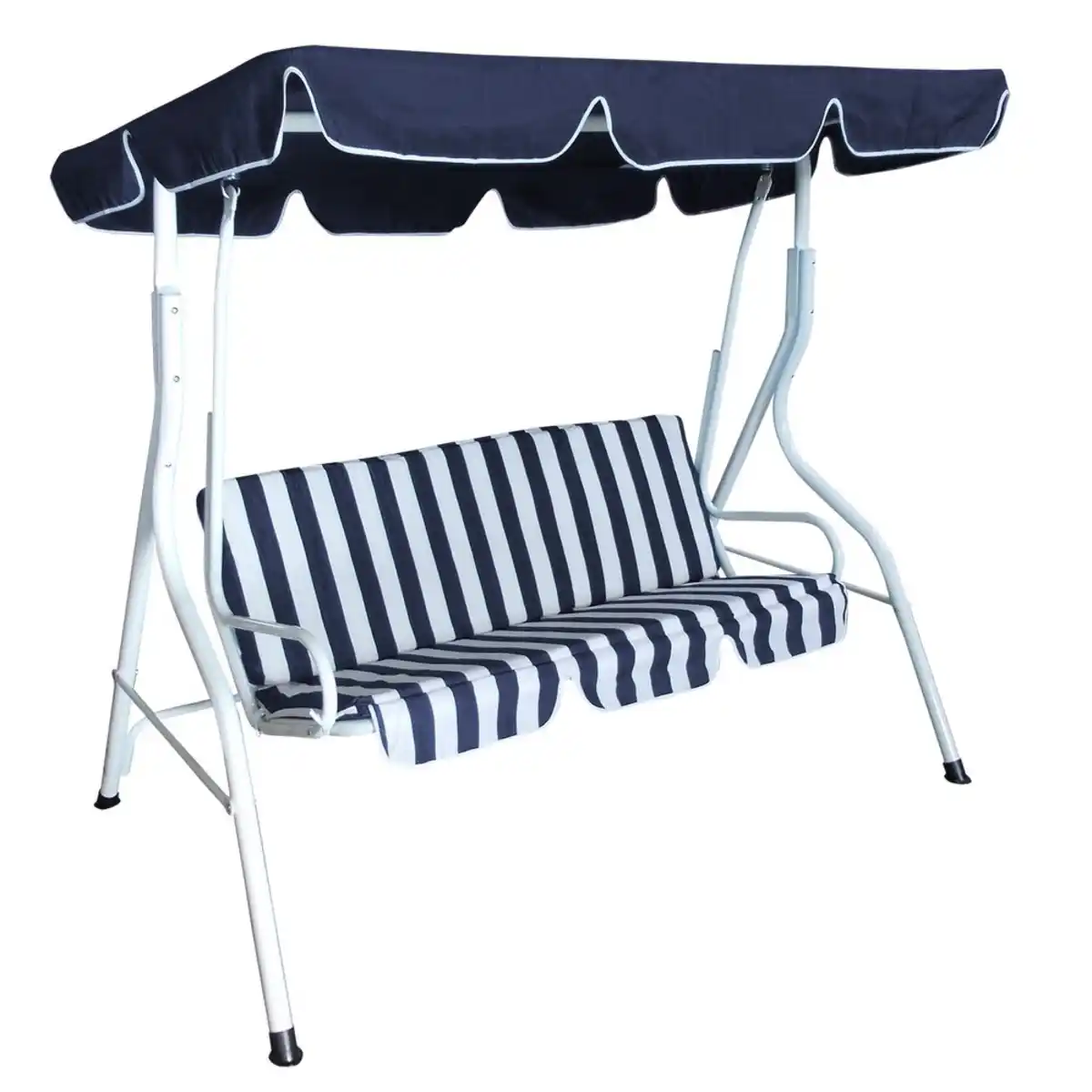 Bild 1 von Hollywoodschaukel 3-Sitzer in Weiss und Blau