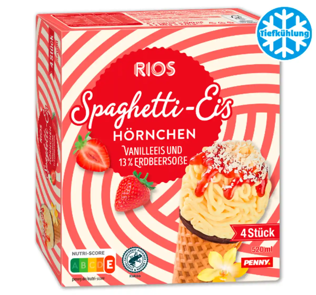 Bild 1 von RIOS Spaghetti-Eis Hörnchen