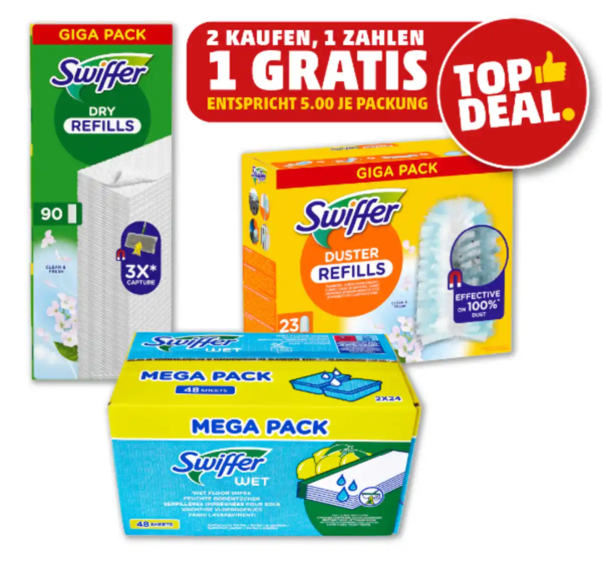 Bild 1 von SWIFFER Staub- oder Bodentücher*