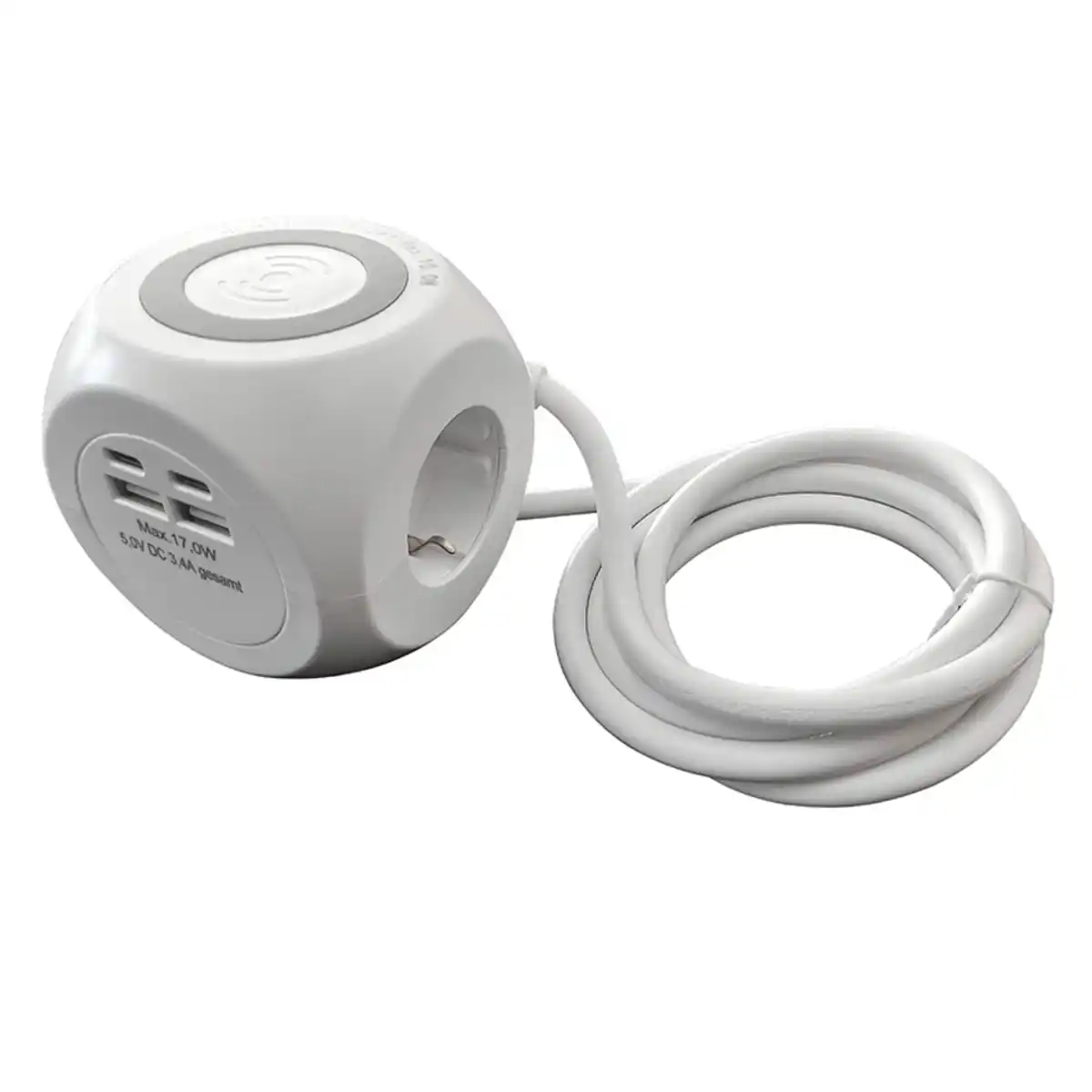 Bild 1 von Induktive Ladestation mit USB-Ports - Würfel