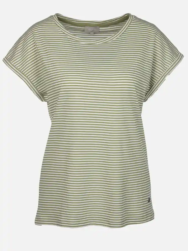 Bild 1 von Damen T-Shirt mit Streifen Salbei