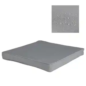 Outdoor-Sitzkissen 40x40cm Hellgrau
