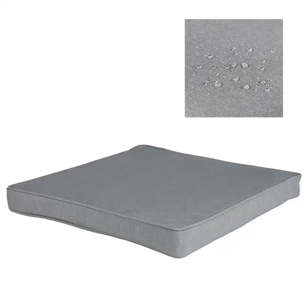 Bild 1 von Outdoor-Sitzkissen 40x40cm Hellgrau