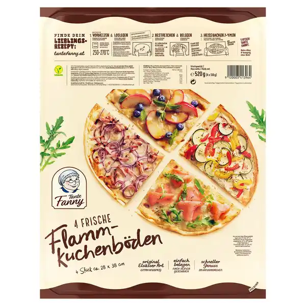 Bild 1 von TANTE FANNY Flammkuchenböden 520 g