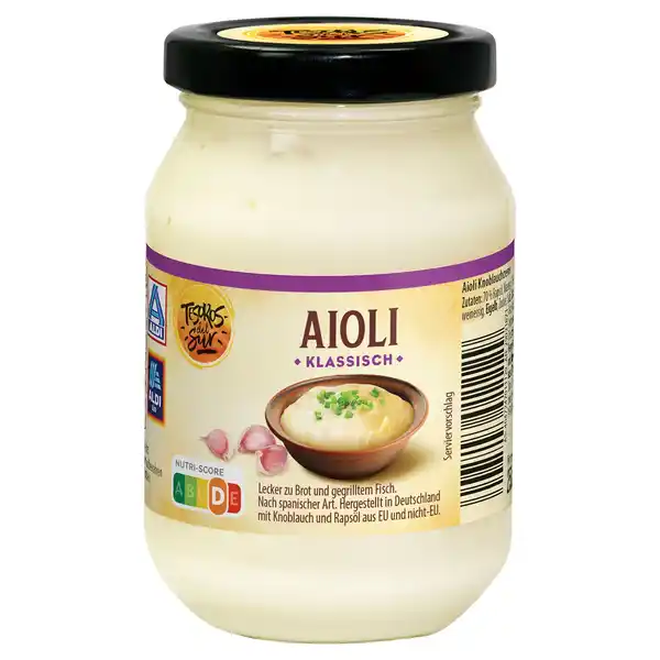 Bild 1 von Spanische Mojo-Saucen 250 ml, Aioli klassisch