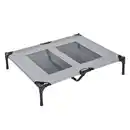 Bild 2 von Haustierbett mit Baldachin Erhöhtes Hundebett Hundeliege outdoor Grau