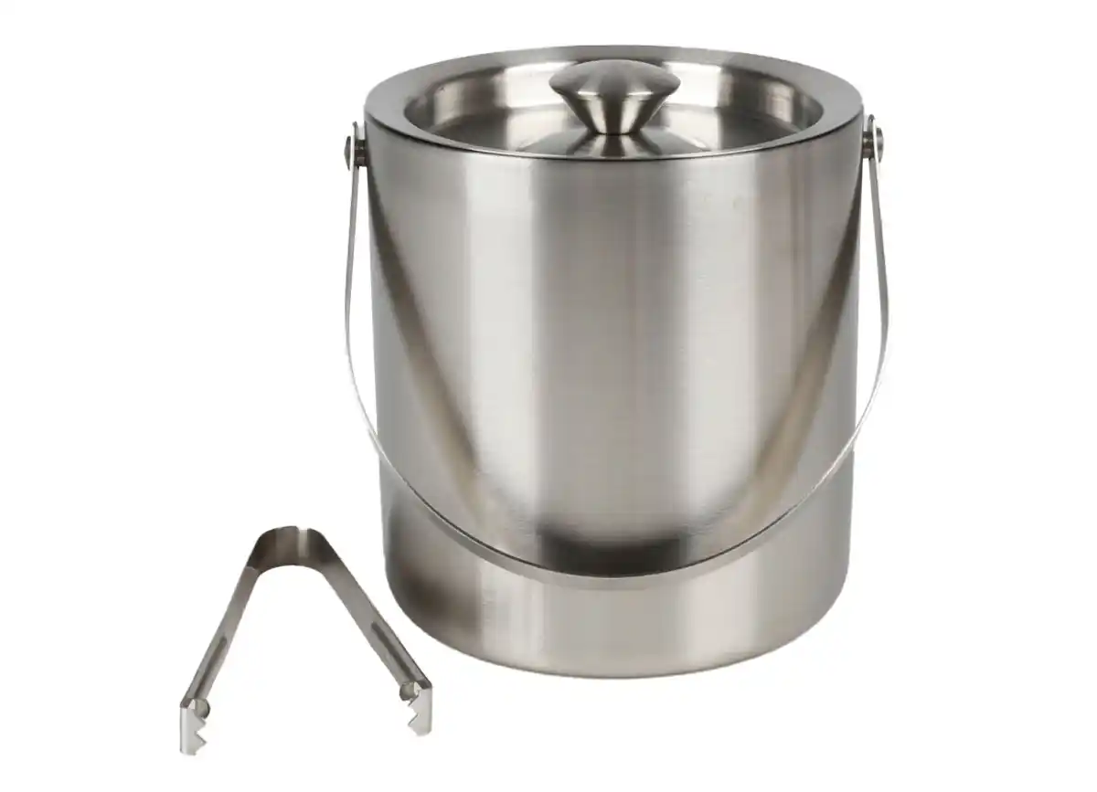 Bild 1 von Eiseimer mit Deckel und Zange 15,5x15,5cm 1700ml