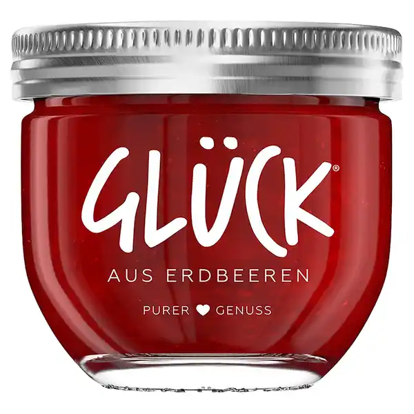 Bild 1 von GLÜCK Fruchtaufstrich 230 g, Erdbeere