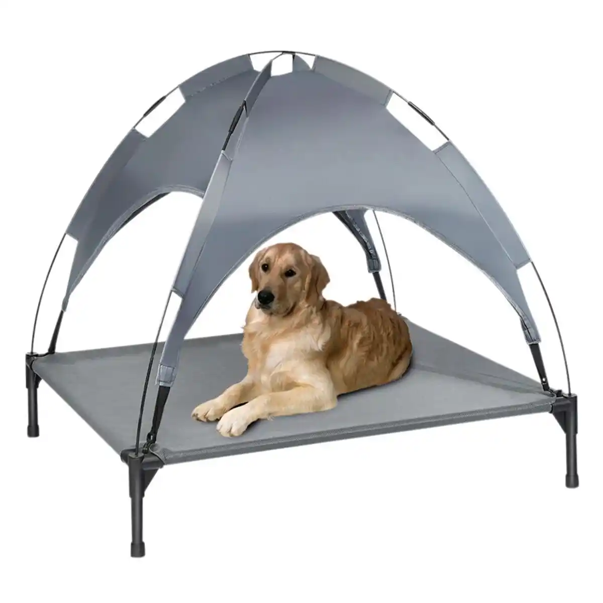 Bild 1 von Hundeliege mit Sonnendach 86x86x105cm
