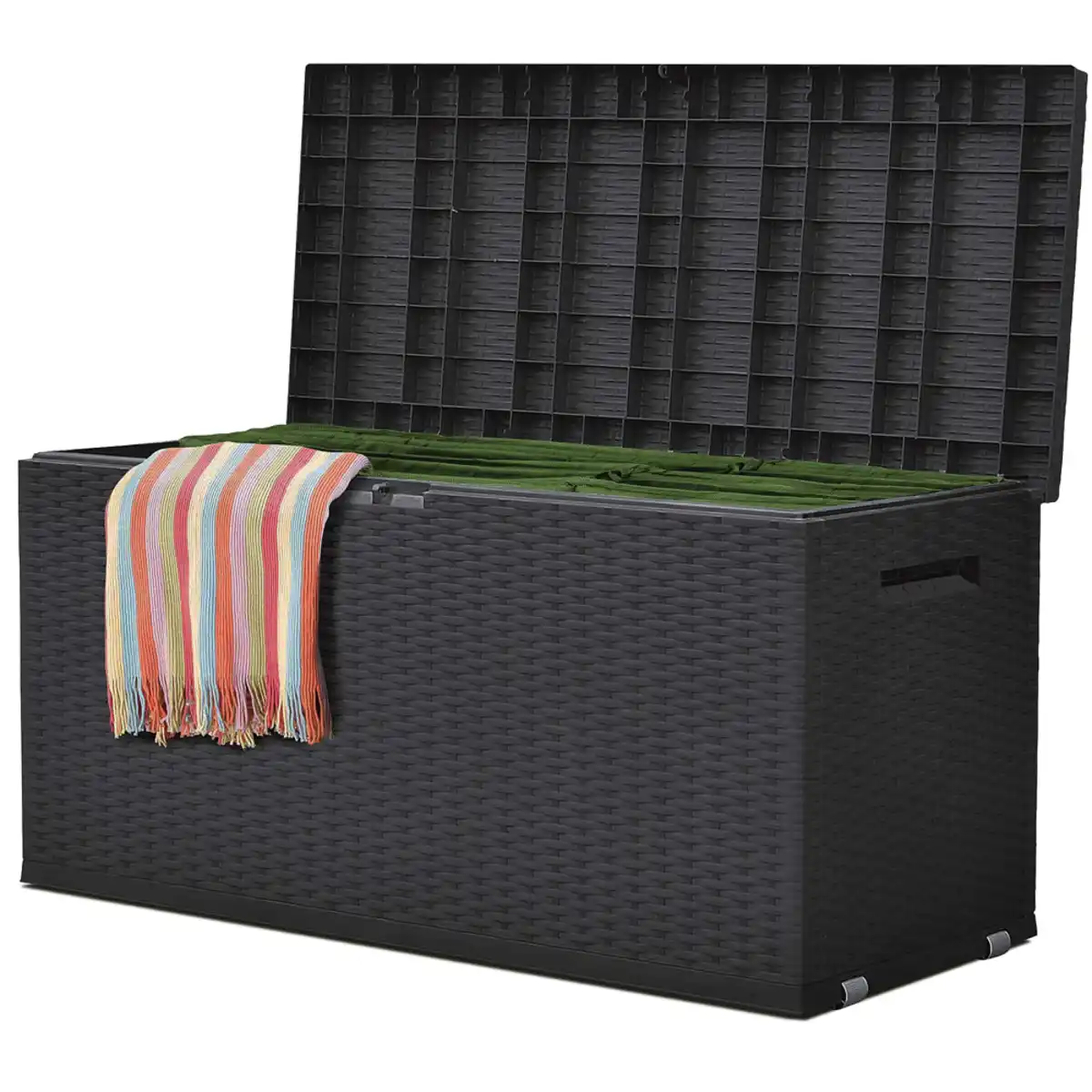 Bild 2 von Gartentruhe "Nizza" mit 350 Litern Stauraum, ca. 120 x 52 x 60 cm – Anthrazit