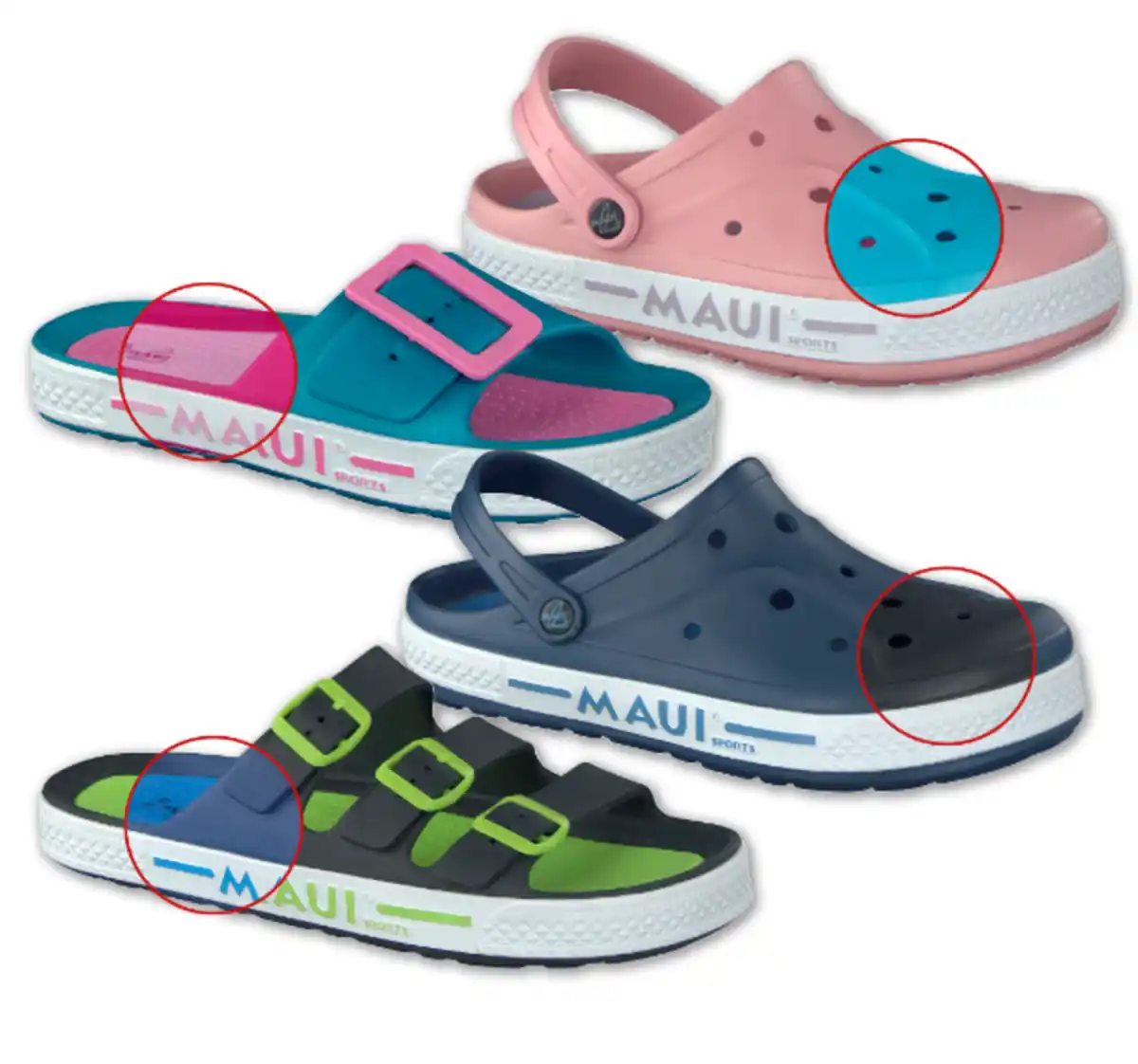 Bild 1 von MAUI SPORTS Phylon-Pantoletten/-Clogs*