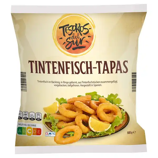 Bild 1 von TESOROS DEL SUR Tintenfisch-Tapas im Backteig 500 g