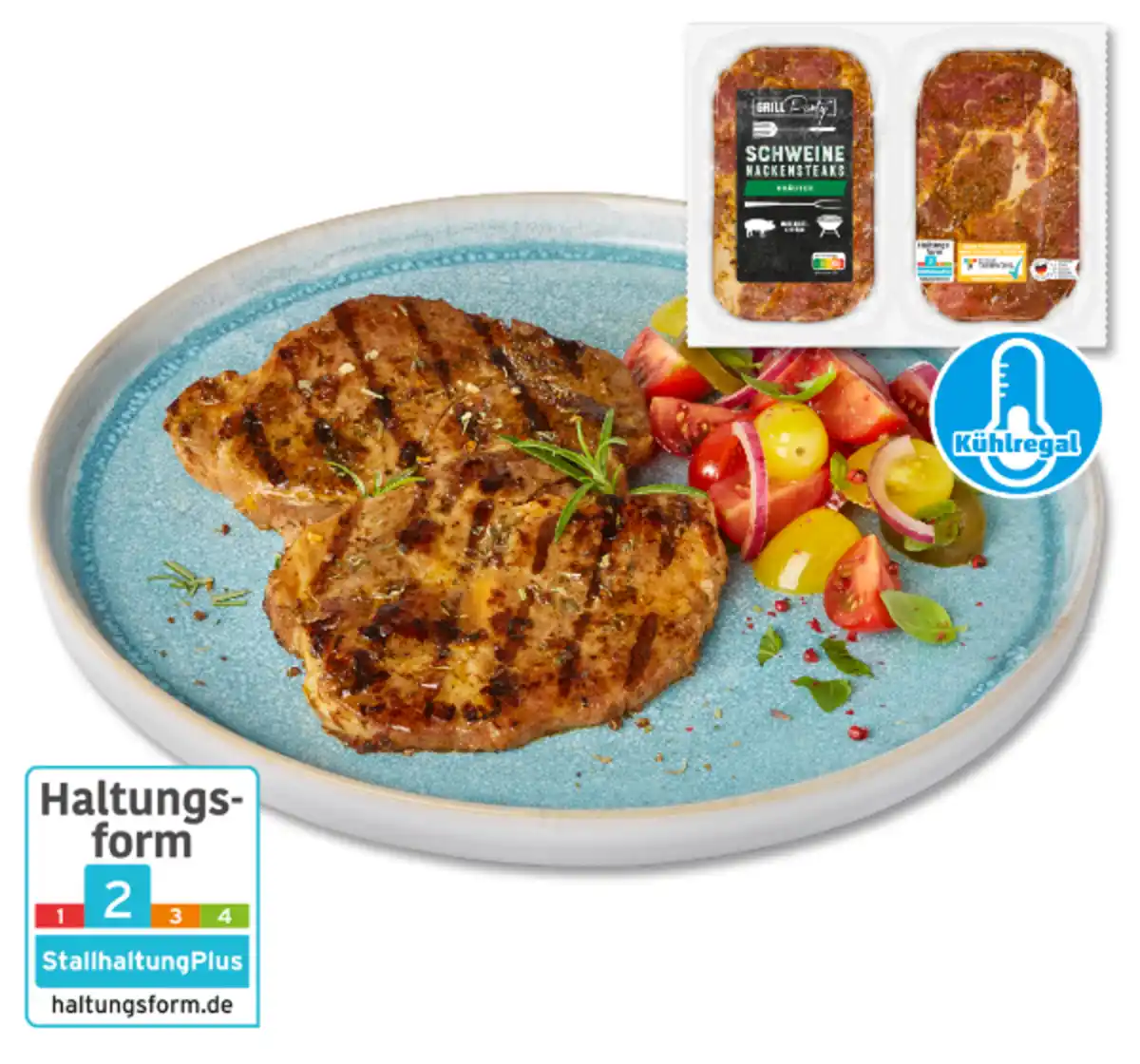 Bild 1 von GRILLPARTY Frische Schweine-Nackensteaks