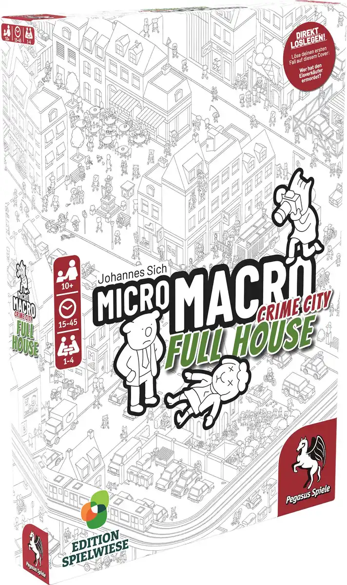 Bild 1 von Pegasus - MicroMacro: Crime City 2 – Full House (Edition Spielwiese), 1 Stk