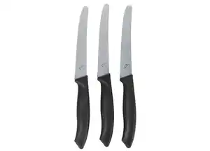 Frühstücksmesser schwarzer Kunststoffgriff