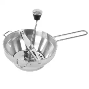Edelstahl-Passiermaschine mit 3 Siebscheiben