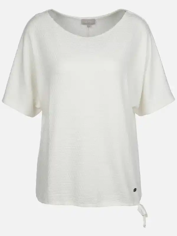 Bild 1 von Damen Struktur Jacquardshirt Weiß