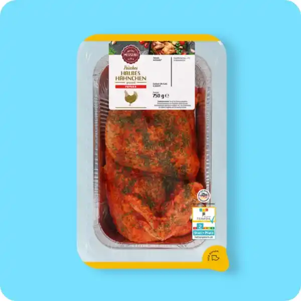 Bild 1 von MEINE METZGEREI Halbes Hähnchen, Paprika