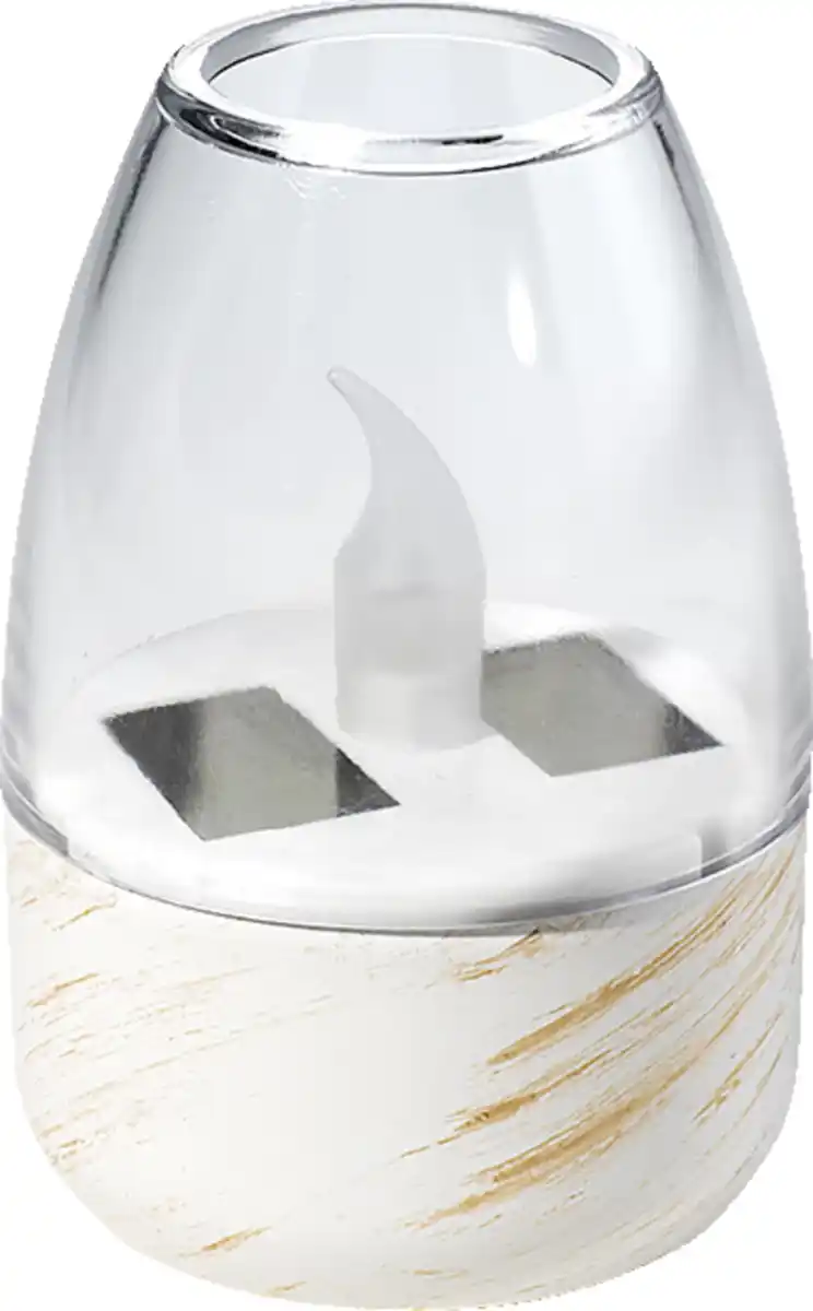 Bild 2 von IDEENWELT 2er Set Solar-Windlichter offhwhite gold