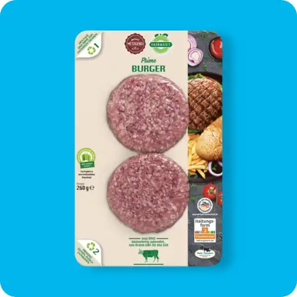 Bild 1 von FAIR & GUT Prime Burger, Vom Rind