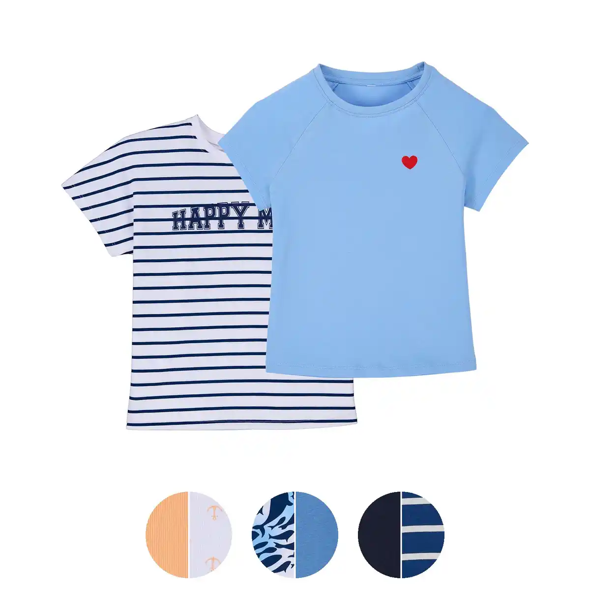 Bild 1 von LILY & DAN Kinder-T-Shirt 2er-Set