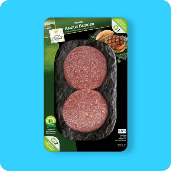 Bild 1 von TASTE OF BRITISH ISLES Irische Angus Burger⁶, Vom Rind