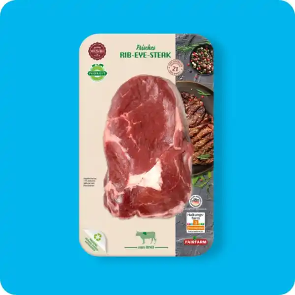 Bild 1 von FAIR & GUT Rib-Eye-Steak, Vom Rind