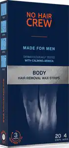 No Hair Crew Kaltwachsstreifen Body