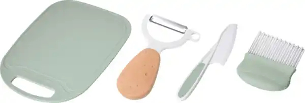 Bild 1 von IDEENWELT Kinder-Küchenhelfer-Set, grün