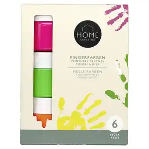 HOME CREATION Fingerfarben/Wachsmalstifte