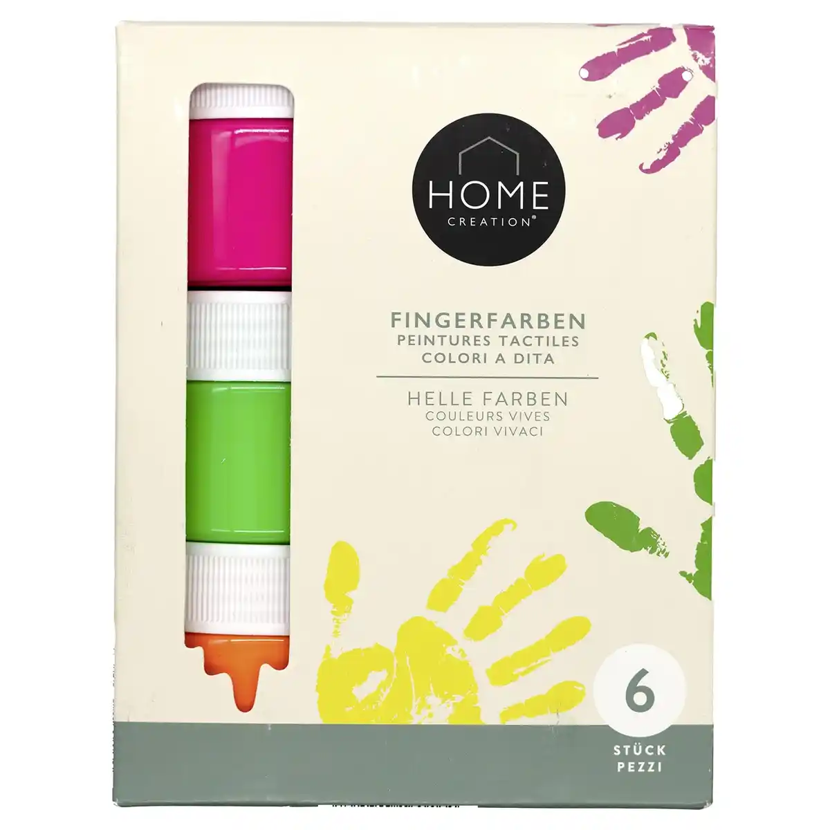 Bild 1 von HOME CREATION Fingerfarben/Wachsmalstifte