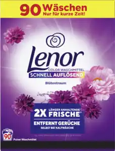 Lenor Colorwaschmittel Pulver Blütentraum 90 WL