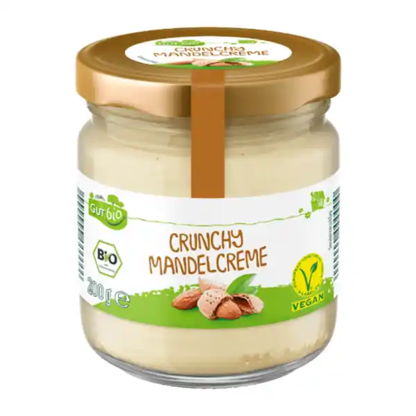 Bild 1 von GUT BIO Bio-Crunchy Mandelcreme 200g
