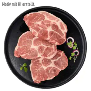 MEINE METZGEREI Schweine-Nackensteaks XXL 800g