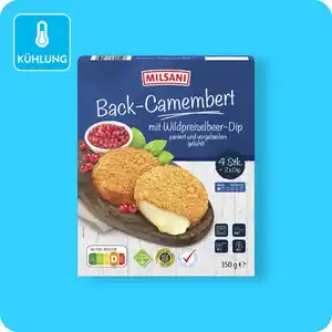 MILSANI Back-Camembert, Paniert und vorgebacken