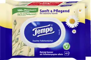 Tempo Feuchte Toilettentücher Sanft & Pflegend Duo-Vorteilspack